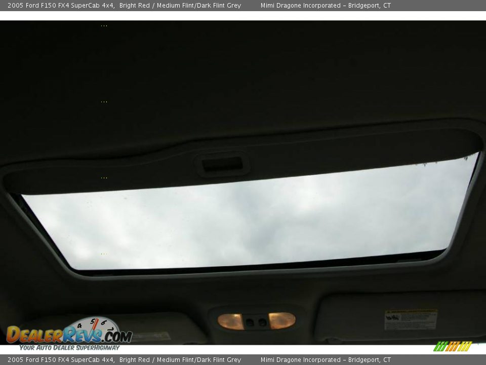 2005 Ford F150 FX4 SuperCab 4x4 Bright Red / Medium Flint/Dark Flint Grey Photo #21