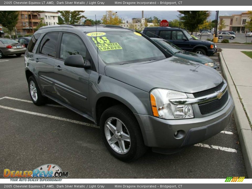 2005 Chevrolet Equinox LT AWD Dark Silver Metallic / Light Gray Photo #3