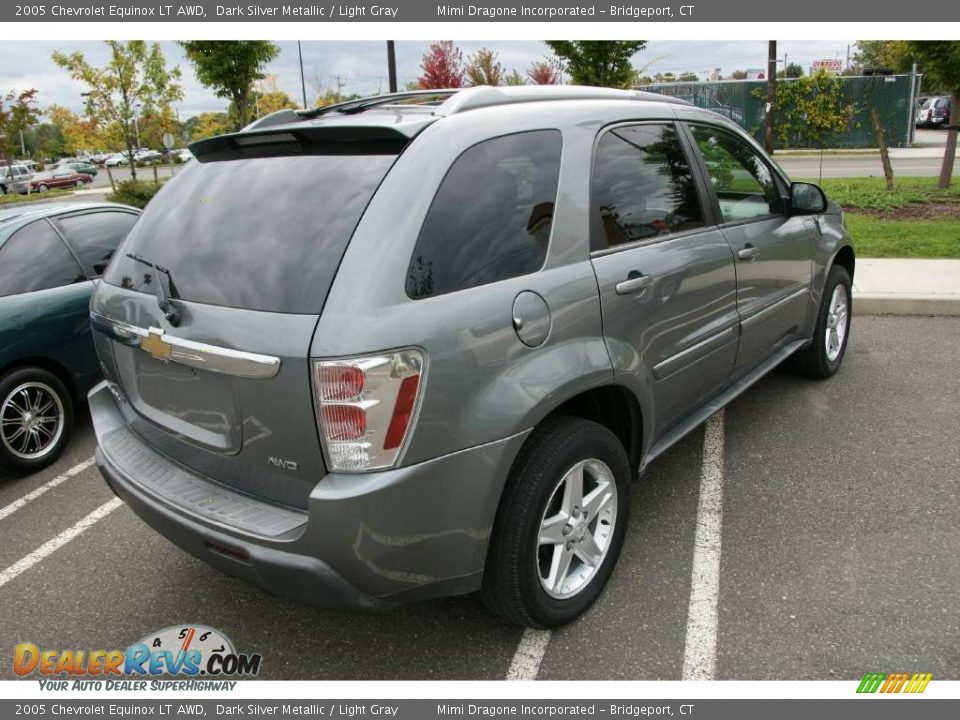 2005 Chevrolet Equinox LT AWD Dark Silver Metallic / Light Gray Photo #4