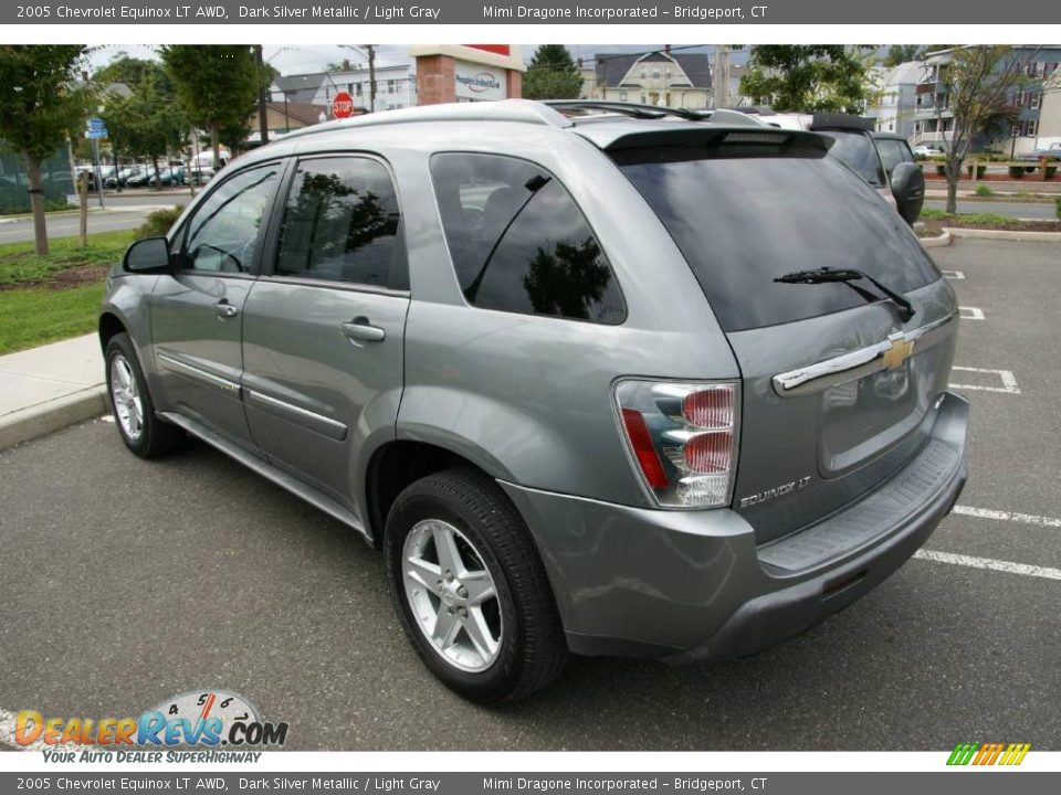 2005 Chevrolet Equinox LT AWD Dark Silver Metallic / Light Gray Photo #8