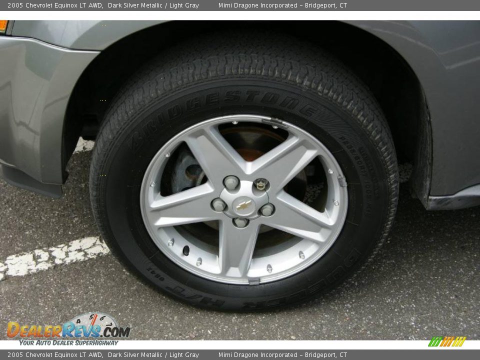 2005 Chevrolet Equinox LT AWD Dark Silver Metallic / Light Gray Photo #9