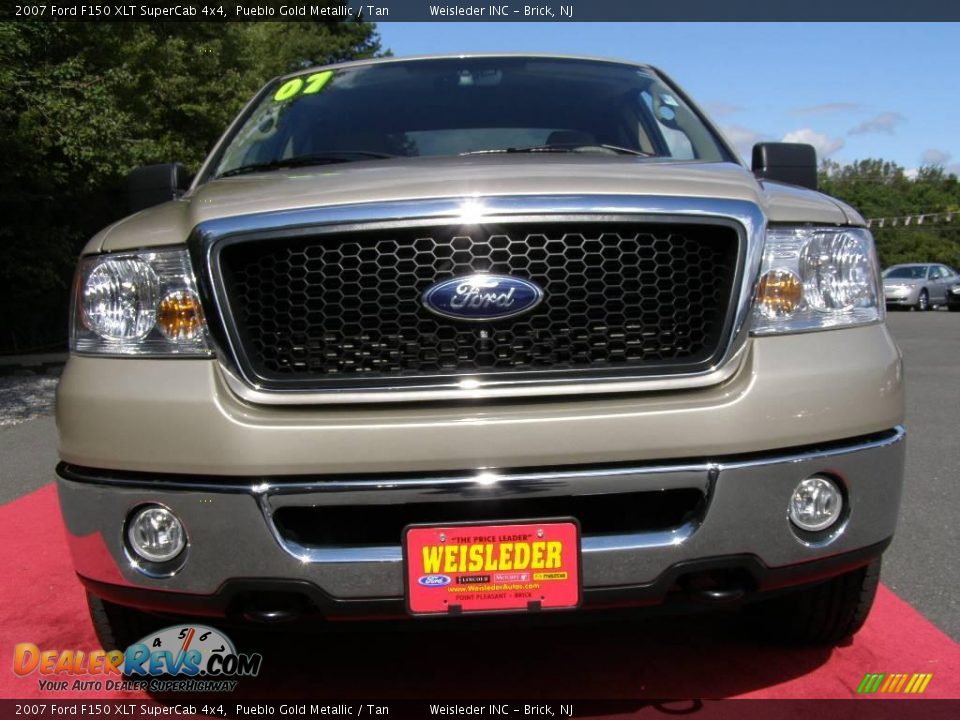 2007 Ford F150 XLT SuperCab 4x4 Pueblo Gold Metallic / Tan Photo #2