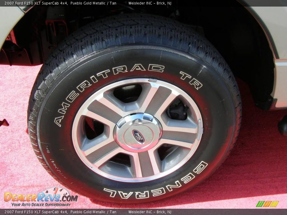 2007 Ford F150 XLT SuperCab 4x4 Pueblo Gold Metallic / Tan Photo #10