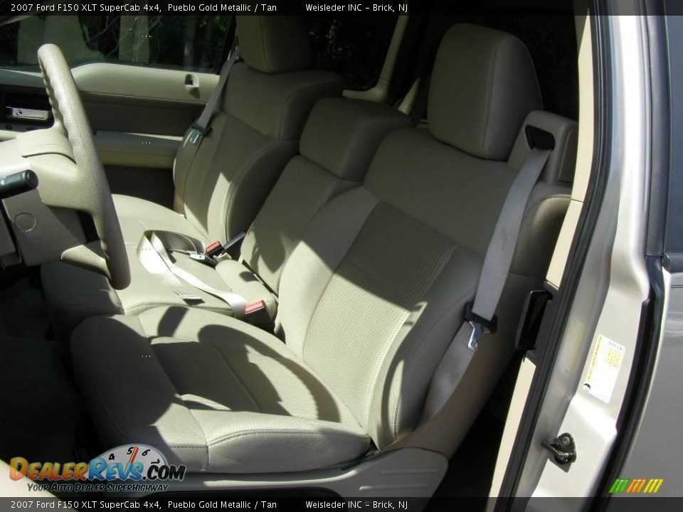 2007 Ford F150 XLT SuperCab 4x4 Pueblo Gold Metallic / Tan Photo #18
