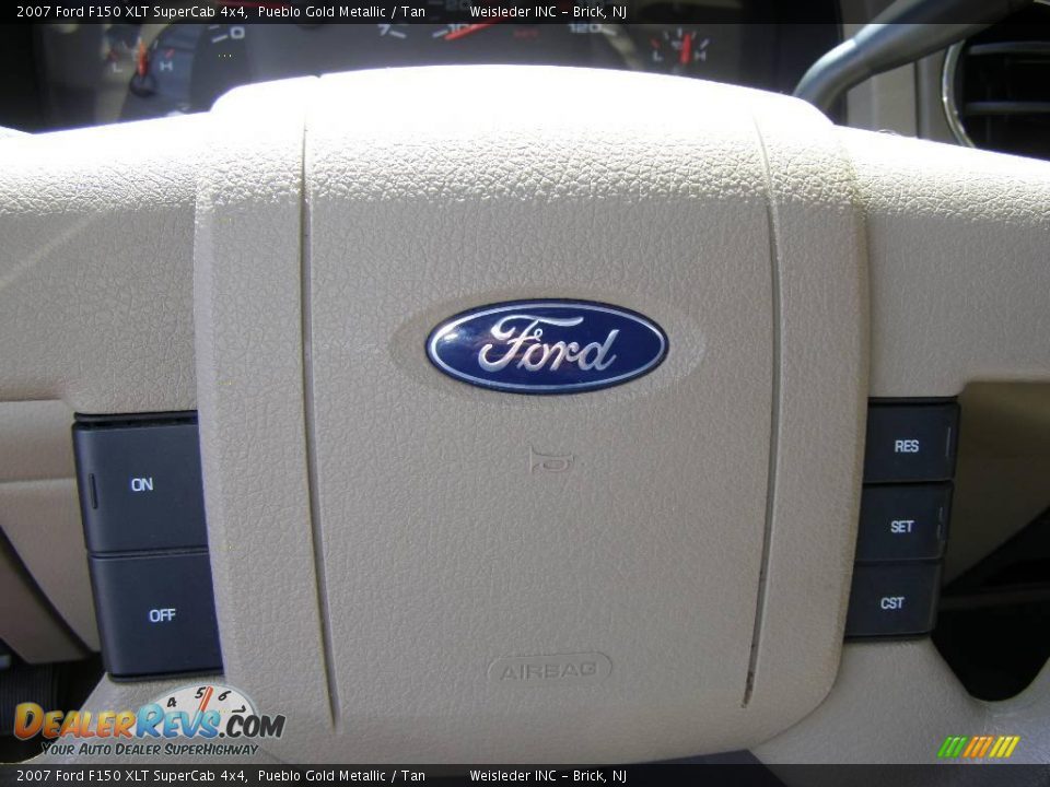 2007 Ford F150 XLT SuperCab 4x4 Pueblo Gold Metallic / Tan Photo #20