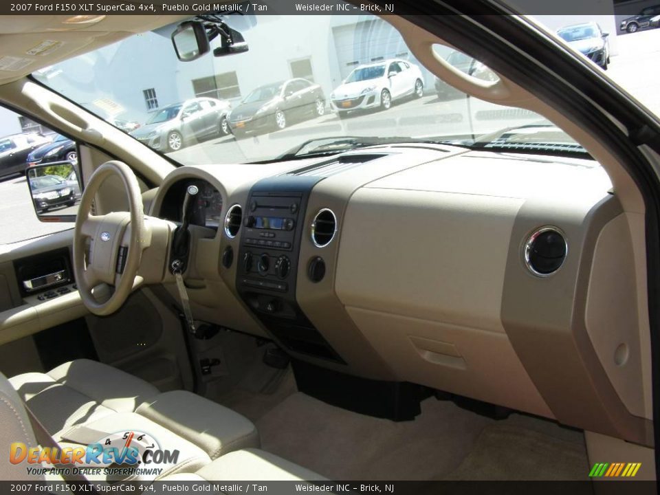 2007 Ford F150 XLT SuperCab 4x4 Pueblo Gold Metallic / Tan Photo #21