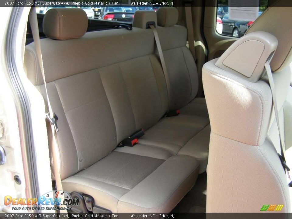 2007 Ford F150 XLT SuperCab 4x4 Pueblo Gold Metallic / Tan Photo #23