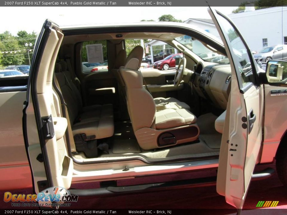 2007 Ford F150 XLT SuperCab 4x4 Pueblo Gold Metallic / Tan Photo #24