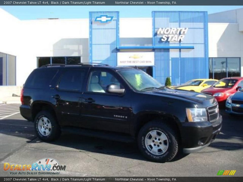 2007 Chevrolet Tahoe LT 4x4 Black / Dark Titanium/Light Titanium Photo #1