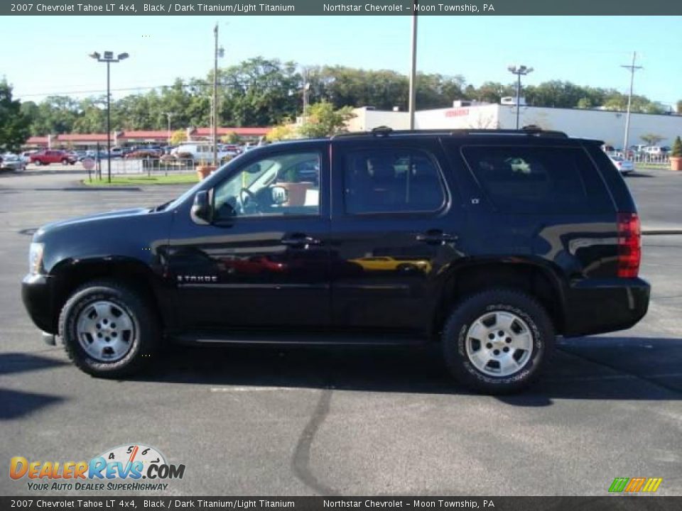 2007 Chevrolet Tahoe LT 4x4 Black / Dark Titanium/Light Titanium Photo #6