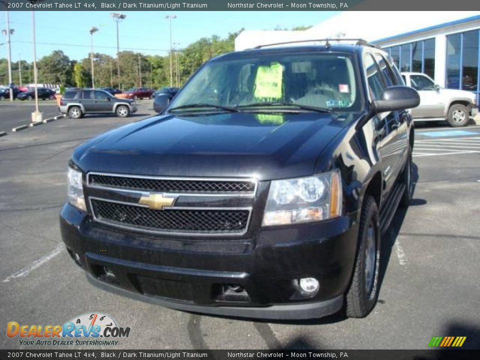 2007 Chevrolet Tahoe LT 4x4 Black / Dark Titanium/Light Titanium Photo #7
