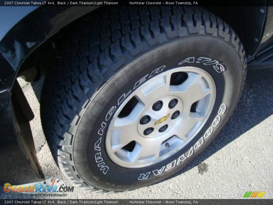 2007 Chevrolet Tahoe LT 4x4 Black / Dark Titanium/Light Titanium Photo #9