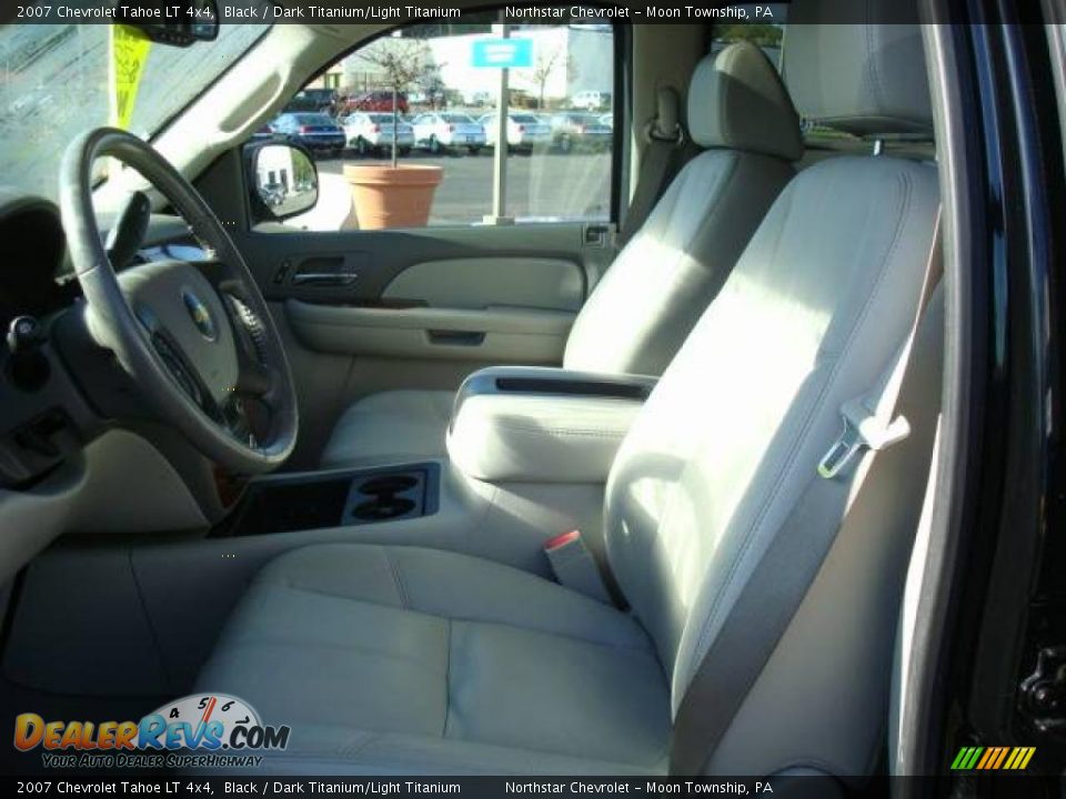 2007 Chevrolet Tahoe LT 4x4 Black / Dark Titanium/Light Titanium Photo #10