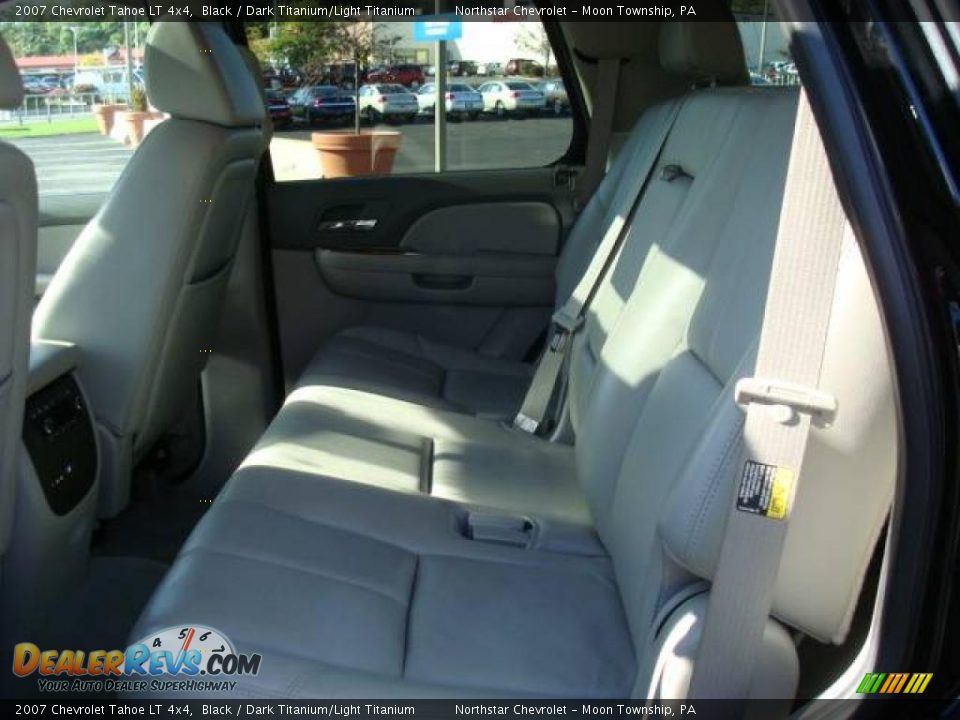 2007 Chevrolet Tahoe LT 4x4 Black / Dark Titanium/Light Titanium Photo #11
