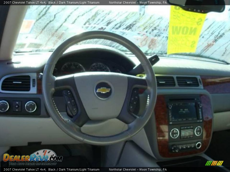 2007 Chevrolet Tahoe LT 4x4 Black / Dark Titanium/Light Titanium Photo #15