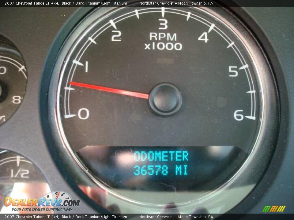 2007 Chevrolet Tahoe LT 4x4 Black / Dark Titanium/Light Titanium Photo #20
