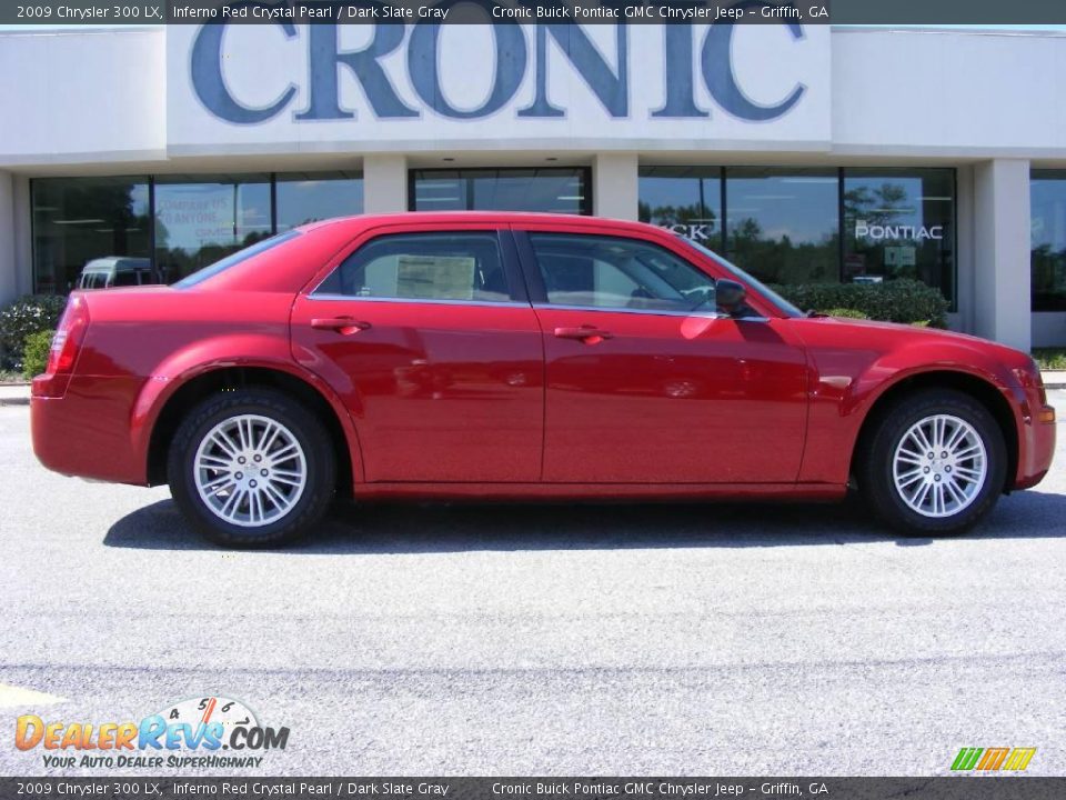2009 Chrysler 300 LX Inferno Red Crystal Pearl / Dark Slate Gray Photo #1