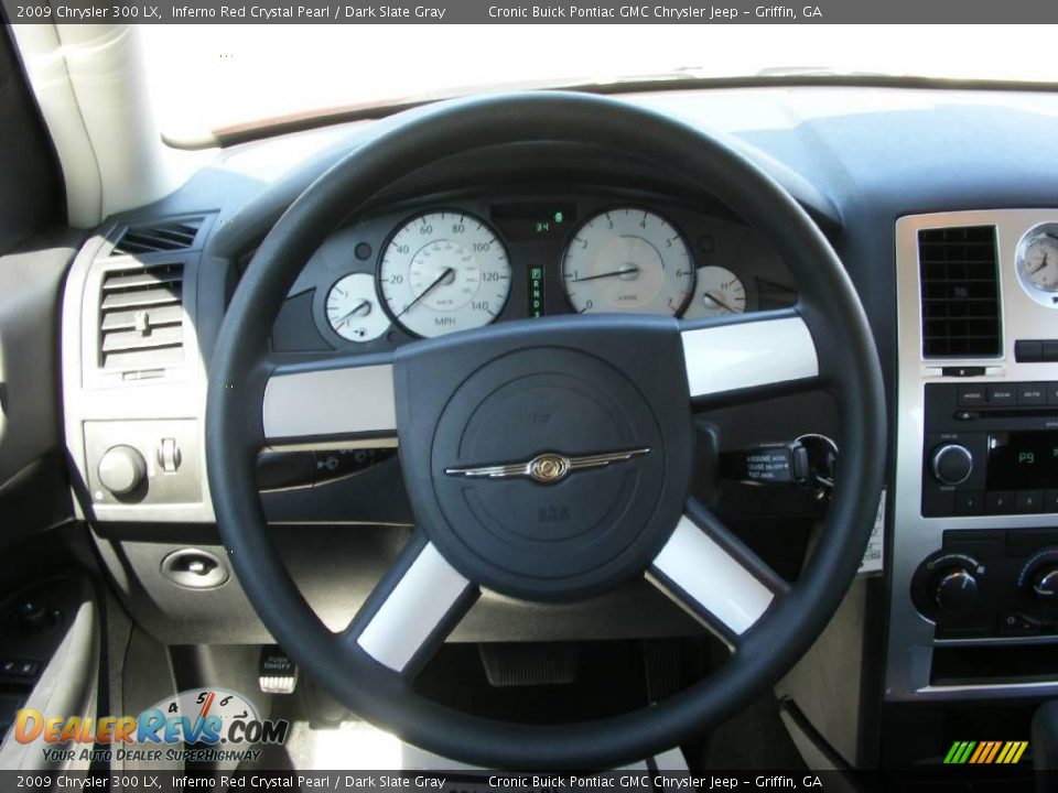 2009 Chrysler 300 LX Inferno Red Crystal Pearl / Dark Slate Gray Photo #16