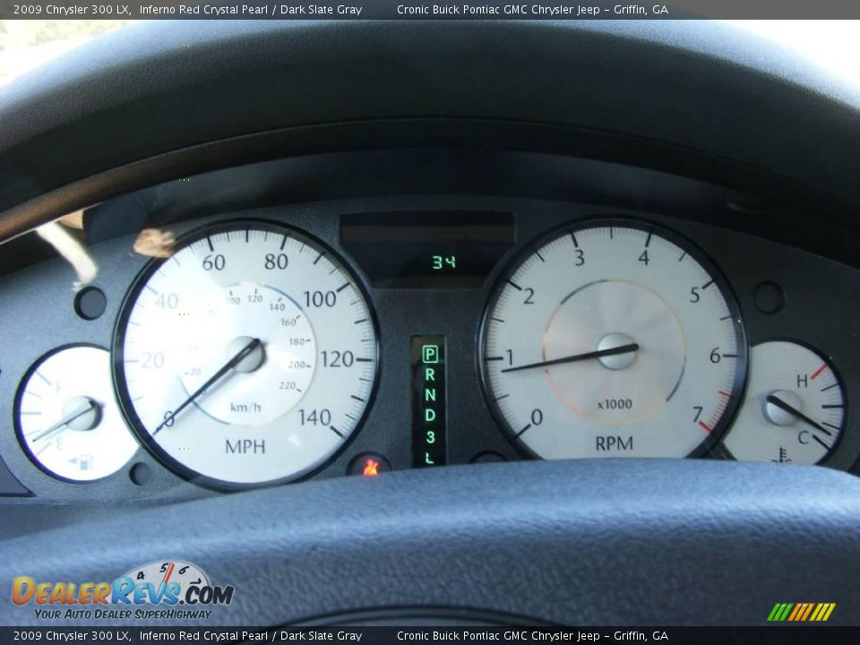 2009 Chrysler 300 LX Inferno Red Crystal Pearl / Dark Slate Gray Photo #17