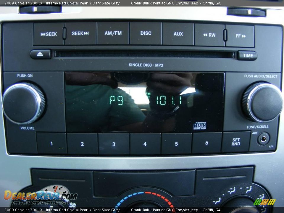 2009 Chrysler 300 LX Inferno Red Crystal Pearl / Dark Slate Gray Photo #18