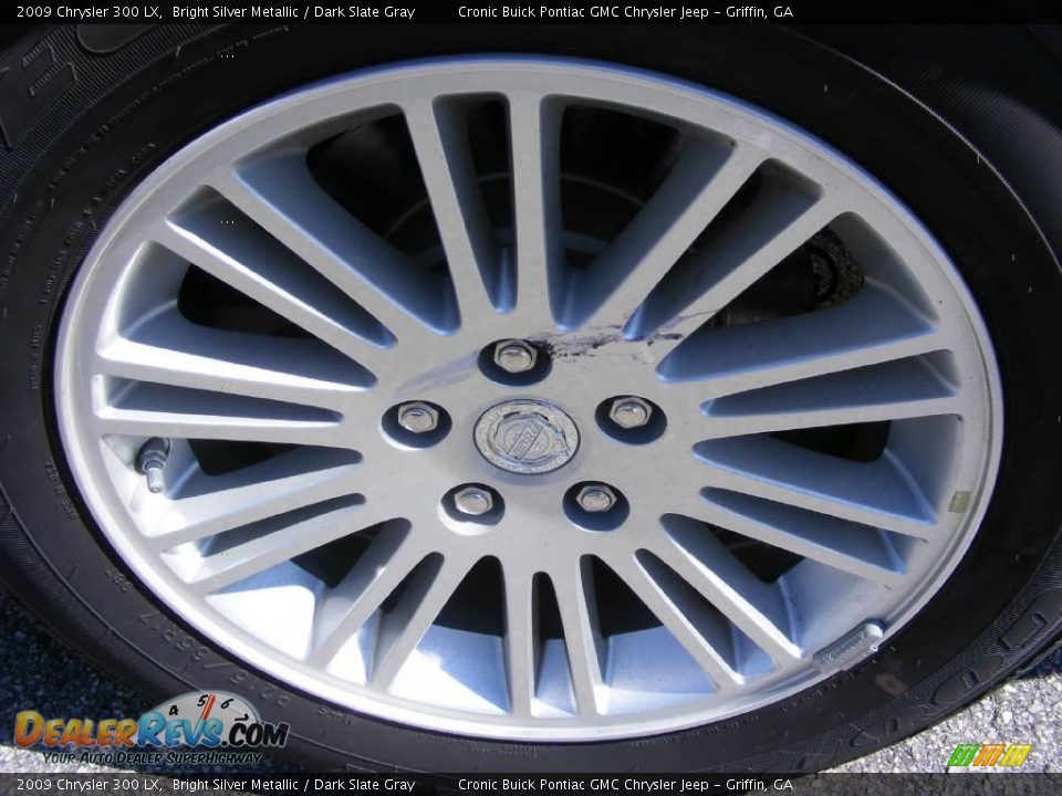 2009 Chrysler 300 LX Bright Silver Metallic / Dark Slate Gray Photo #9
