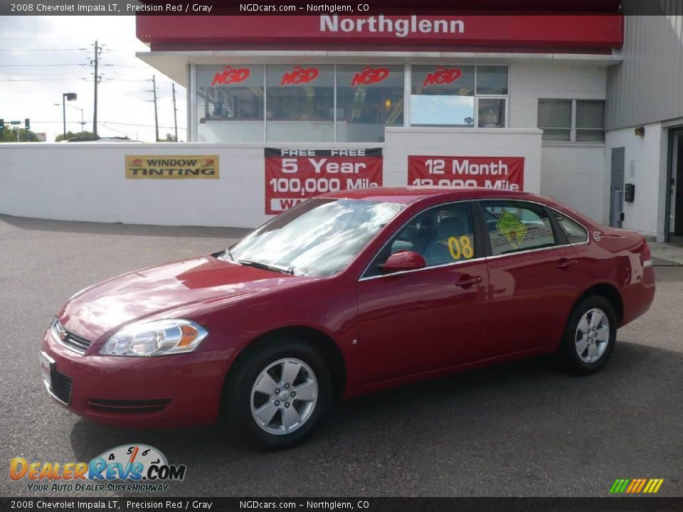 2008 Chevrolet Impala LT Precision Red / Gray Photo #1