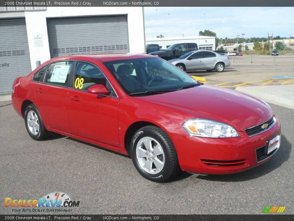 2008 Chevrolet Impala LT Precision Red / Gray Photo #3
