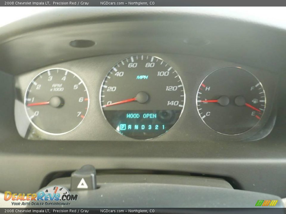 2008 Chevrolet Impala LT Precision Red / Gray Photo #11
