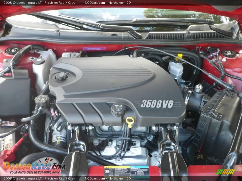 2008 Chevrolet Impala LT Precision Red / Gray Photo #12
