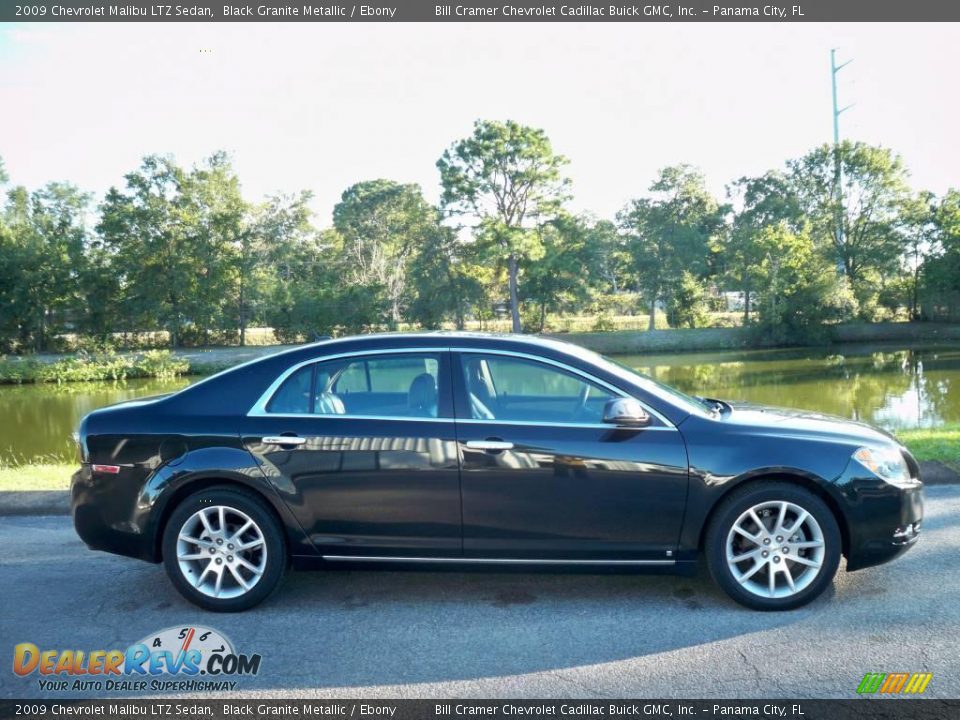 2009 Chevrolet Malibu LTZ Sedan Black Granite Metallic / Ebony Photo #1