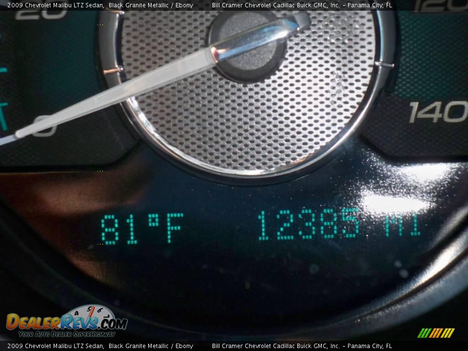 2009 Chevrolet Malibu LTZ Sedan Black Granite Metallic / Ebony Photo #2