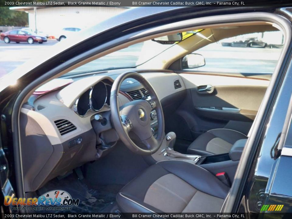 2009 Chevrolet Malibu LTZ Sedan Black Granite Metallic / Ebony Photo #6