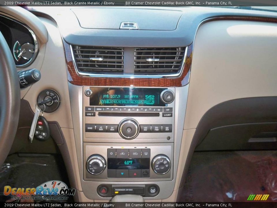 2009 Chevrolet Malibu LTZ Sedan Black Granite Metallic / Ebony Photo #7