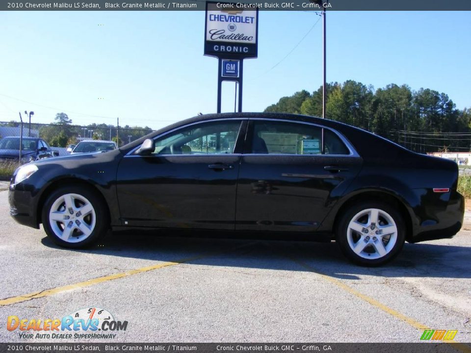 2010 Chevrolet Malibu LS Sedan Black Granite Metallic / Titanium Photo #1