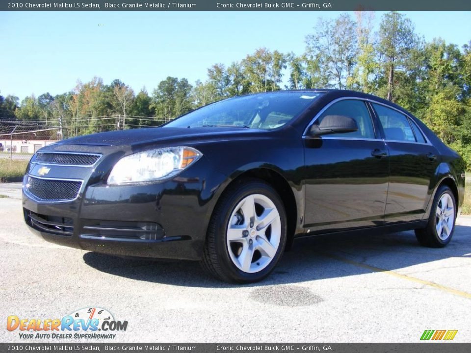 2010 Chevrolet Malibu LS Sedan Black Granite Metallic / Titanium Photo #2