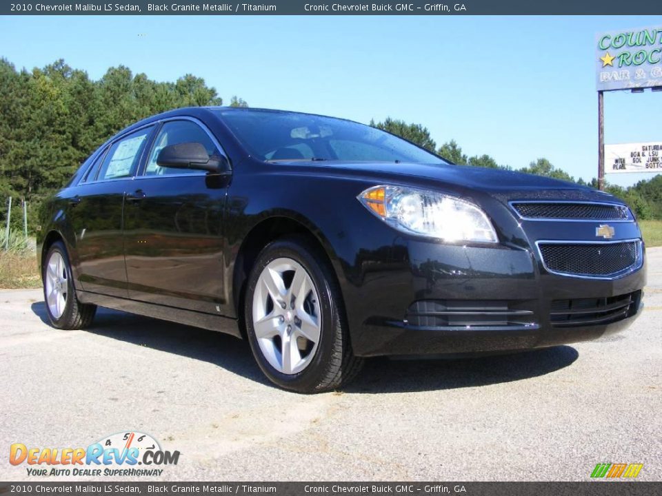 2010 Chevrolet Malibu LS Sedan Black Granite Metallic / Titanium Photo #4