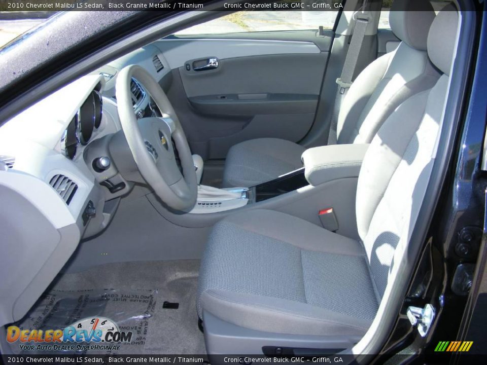 2010 Chevrolet Malibu LS Sedan Black Granite Metallic / Titanium Photo #10