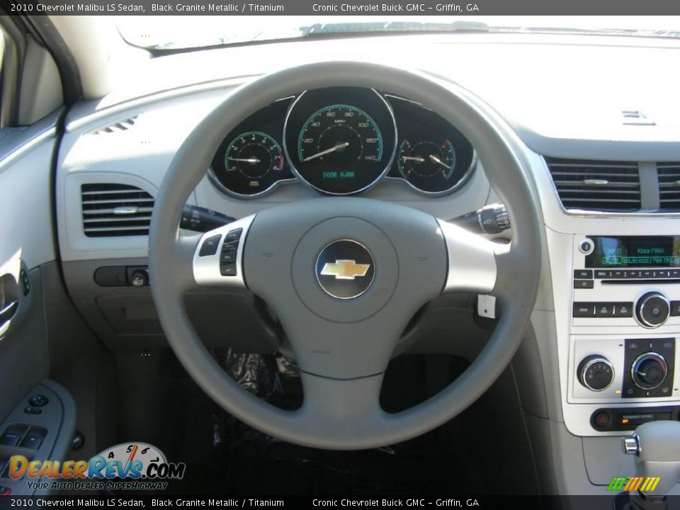 2010 Chevrolet Malibu LS Sedan Black Granite Metallic / Titanium Photo #15