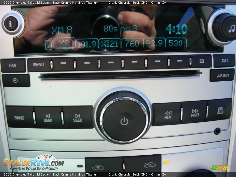 2010 Chevrolet Malibu LS Sedan Black Granite Metallic / Titanium Photo #17