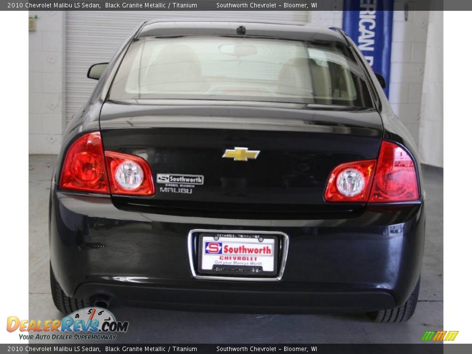 2010 Chevrolet Malibu LS Sedan Black Granite Metallic / Titanium Photo #3