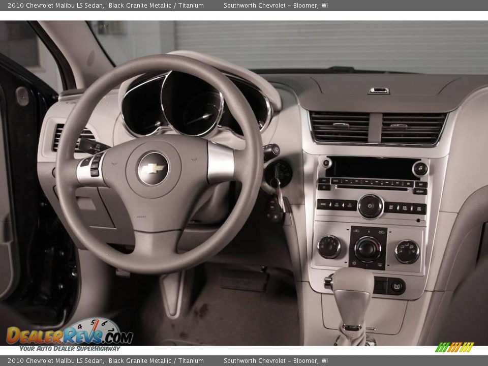 2010 Chevrolet Malibu LS Sedan Black Granite Metallic / Titanium Photo #6