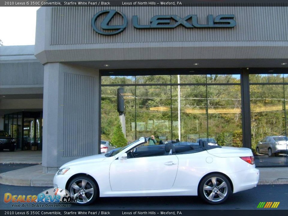 2010 Lexus IS 350C Convertible Starfire White Pearl / Black Photo #2