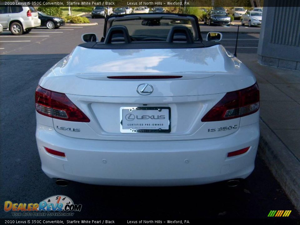 2010 Lexus IS 350C Convertible Starfire White Pearl / Black Photo #4