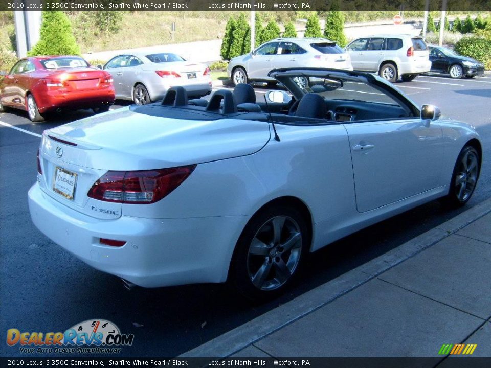 2010 Lexus IS 350C Convertible Starfire White Pearl / Black Photo #5