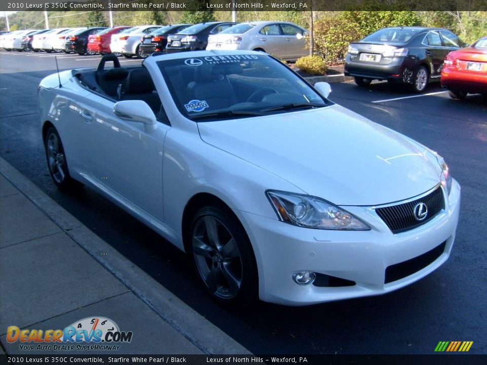 2010 Lexus IS 350C Convertible Starfire White Pearl / Black Photo #6