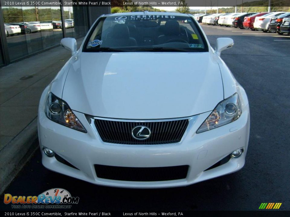 2010 Lexus IS 350C Convertible Starfire White Pearl / Black Photo #7