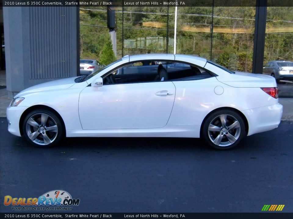 2010 Lexus IS 350C Convertible Starfire White Pearl / Black Photo #8