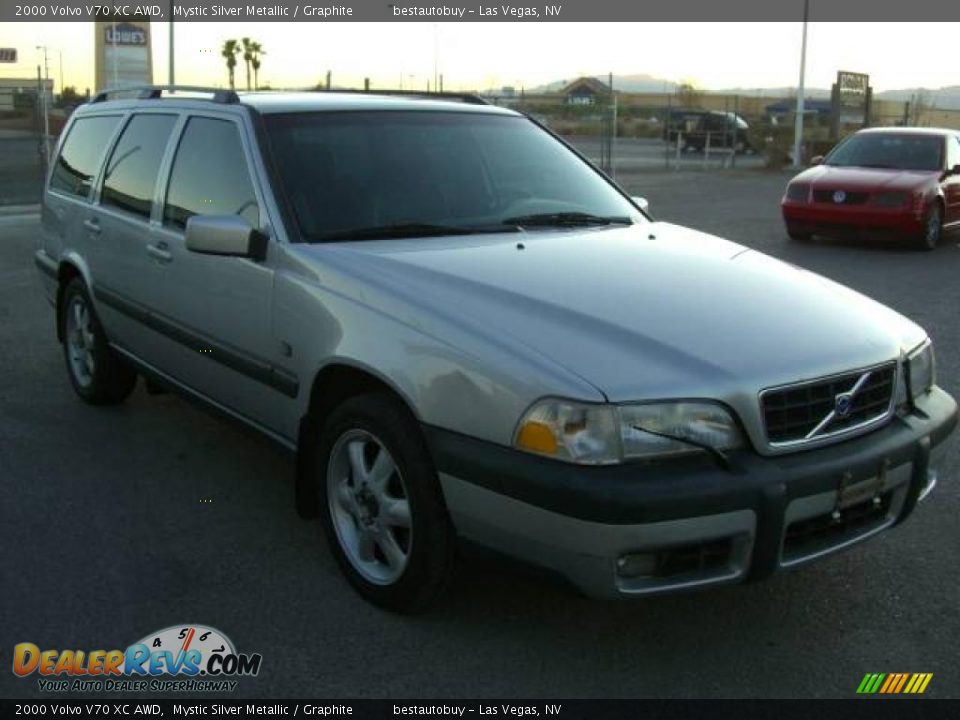 2000 Volvo V70 XC AWD Mystic Silver Metallic / Graphite Photo #9