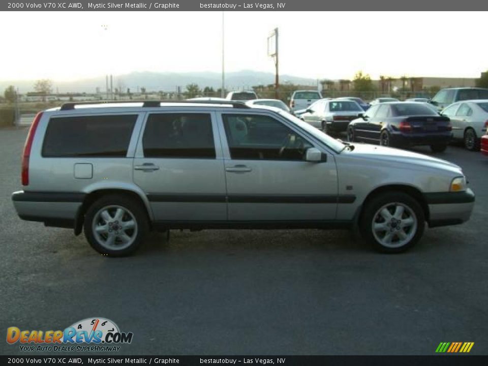 2000 Volvo V70 XC AWD Mystic Silver Metallic / Graphite Photo #10