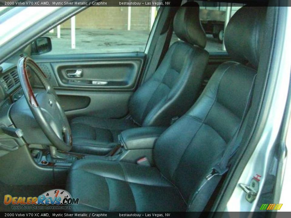 2000 Volvo V70 XC AWD Mystic Silver Metallic / Graphite Photo #28
